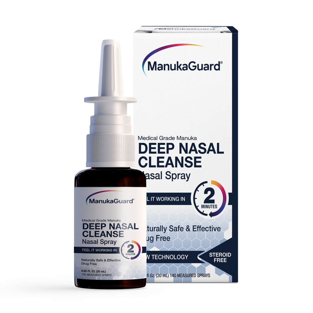 Deep Nasal Cleanse Nasal Spray, Medical Grade Manuka Honey