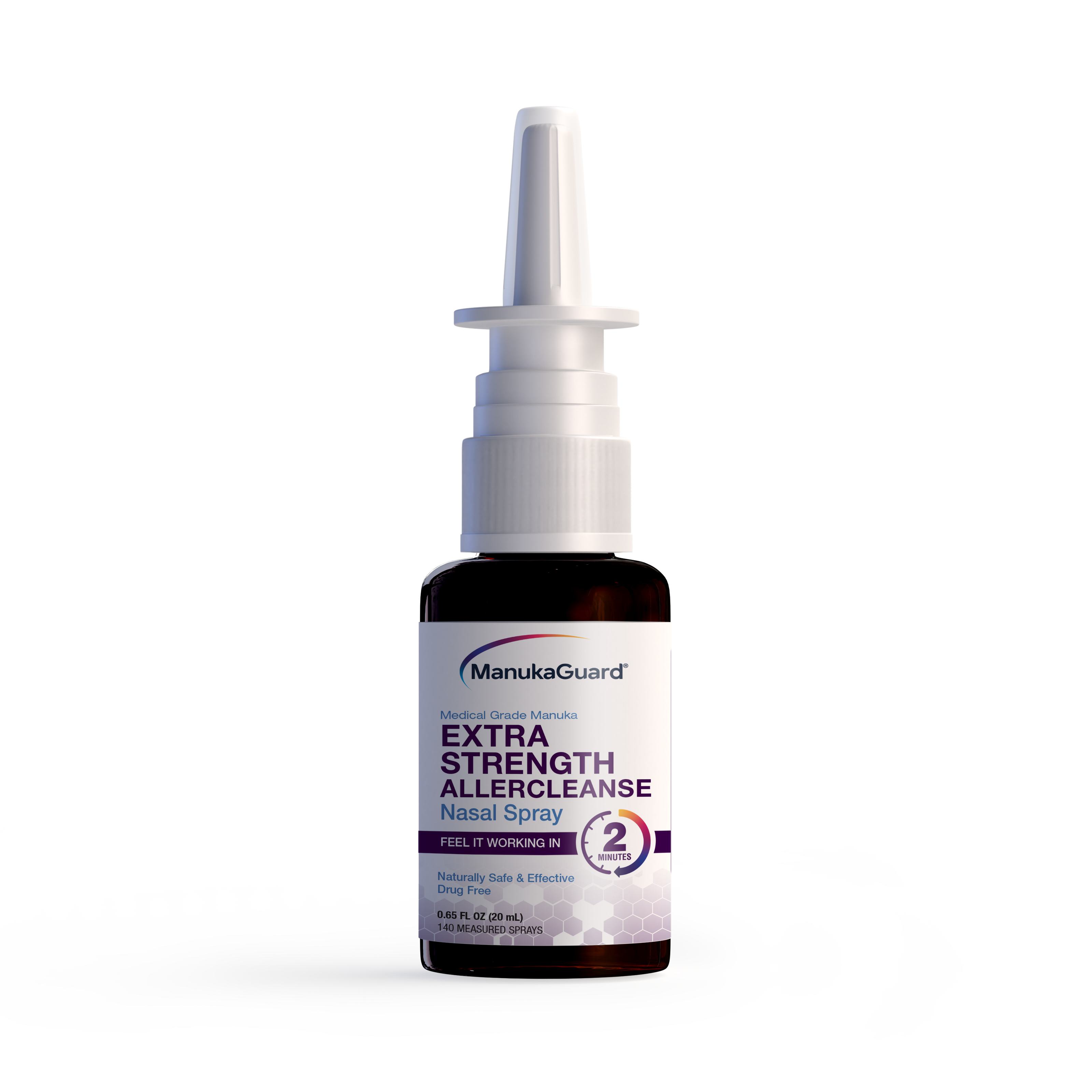 Extra Strength Allercleanse Nasal Spray, Medical Grade Manuka Honey MGO 600