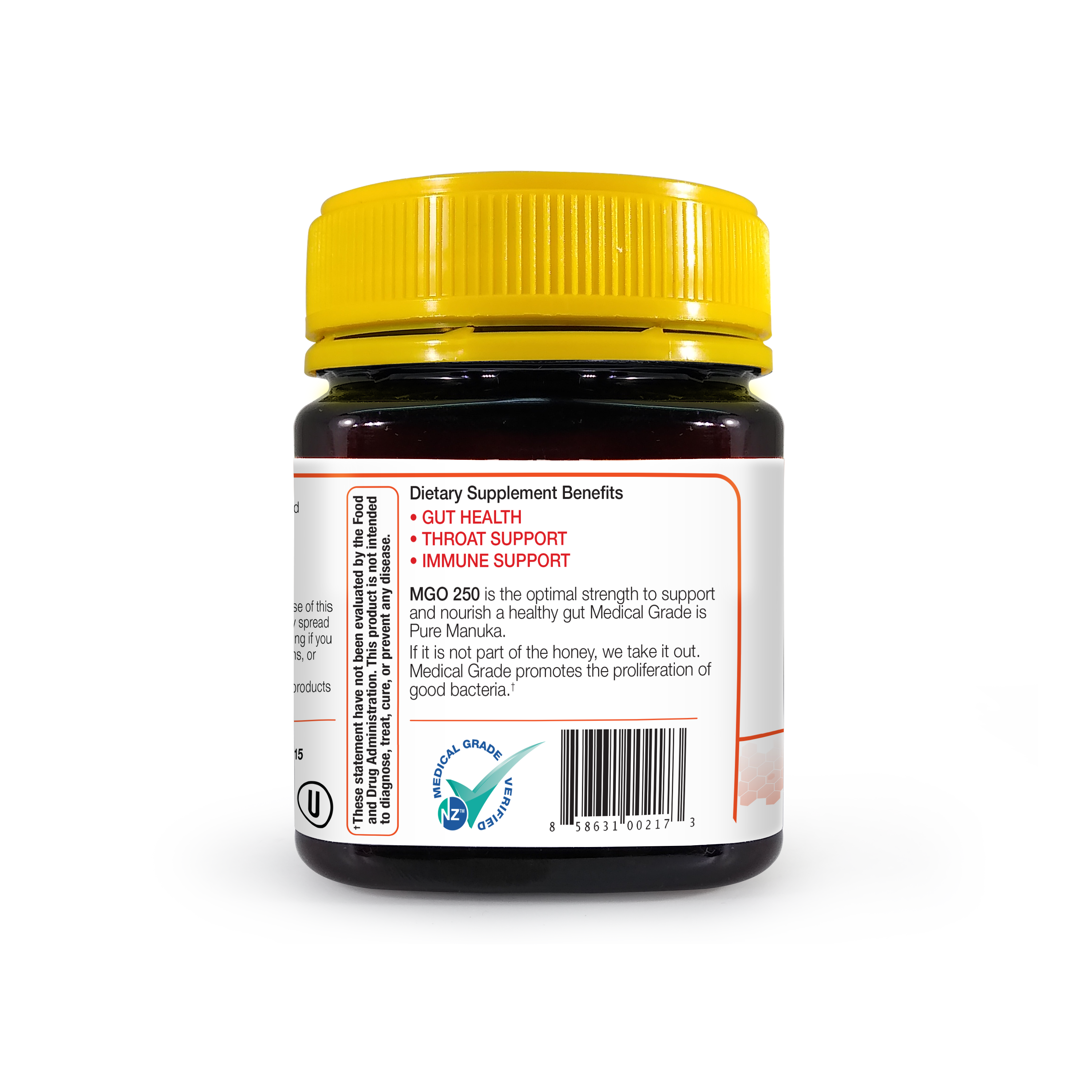 Gut Health, Medical Grade Manuka Honey, MGO 250
