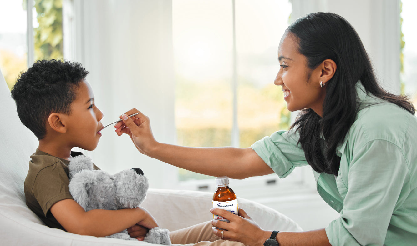 Kid's Daytime Cough & Throat Syrup, Honey Lemon