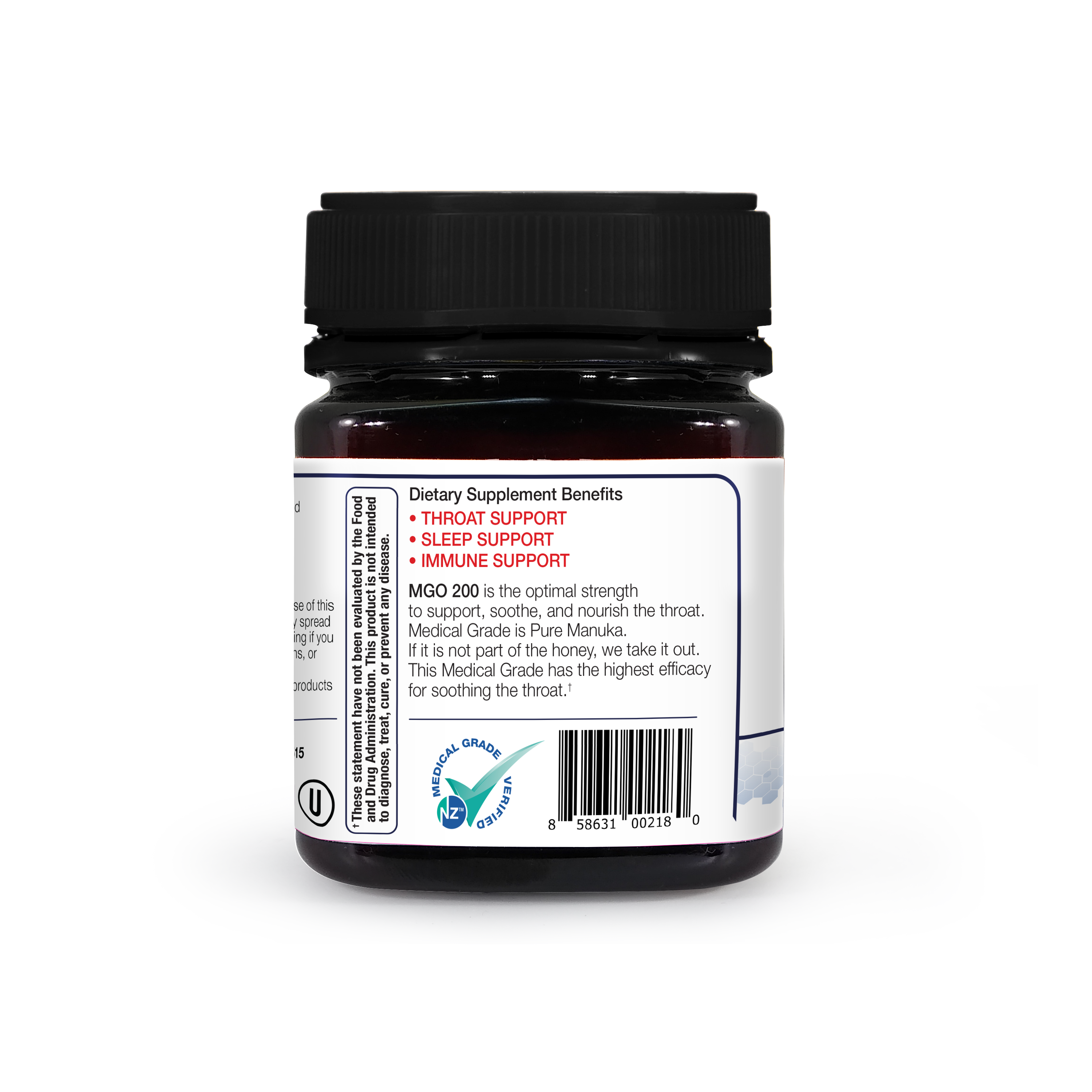 Throat Soother Medical Grade Mānuka Honey