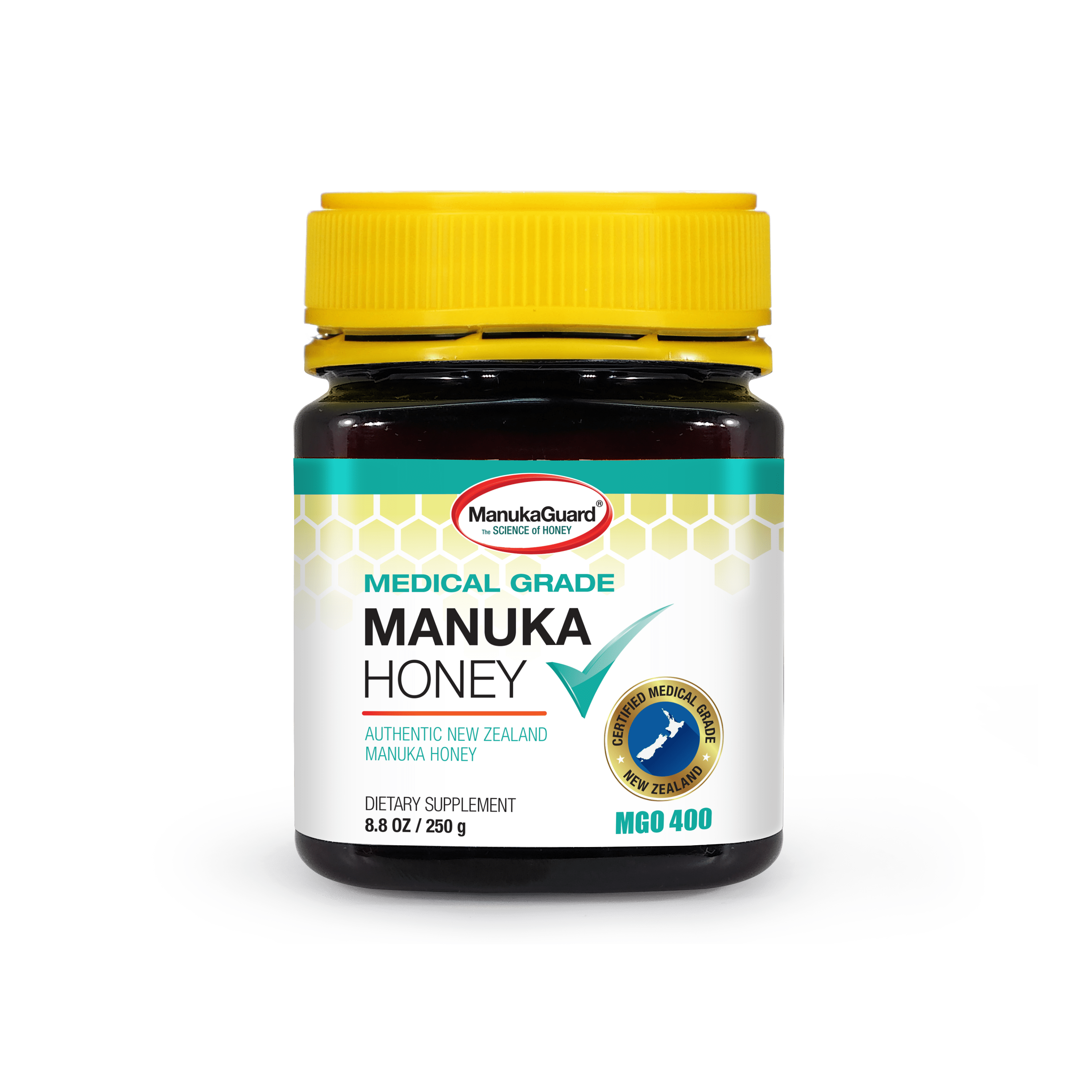 Medical Grade Manuka Honey MGO 400 - All in one - ManukaGuard